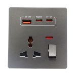 پریز و شارژر دیاکو پلاس فست شارژ 25 وات، برند شی کاریزما