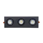 چراغ ﻫﺎﻟﻮژن 3 تایی LED COB, توان21 وات اﺑﻌﺎد 36*12 برند آیدین