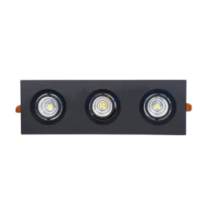 چراغ ﻫﺎﻟﻮژن 3 تایی LED COB, توان21 وات اﺑﻌﺎد 36*12 برند آیدین