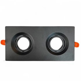 قاب ﻫﺎﻟﻮژن دو ﻗﻠﻮ مستطیل, ابعاد 24*12 برند آیدین