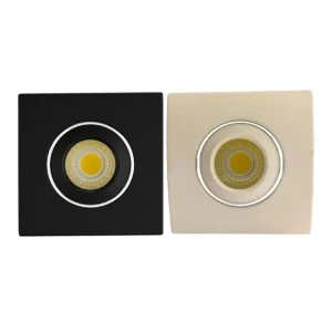 چراغ هالوژن مربع cob, فرم 4 رویه 6 سانتی‌متر 3 وات برند آیدین