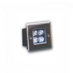 چراغ دفنی LED توان 4 وات, فرم 8 رویه 10 برند آیدین