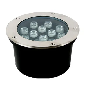 چراغ دفنی LED توان 12 وات, فرم 12 رویه 16/5 برند آیدین